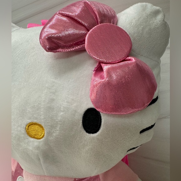 Hello Kitty Girls pink Plush Backpack for Kids - 13”
with pink Adjustable Strap - Picture 14 of 16